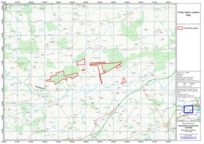 Lot 6 - Parcel 3, 584m3 "gross" stack measure of roadside 3m  biofuel at Trinity Gask Estate.