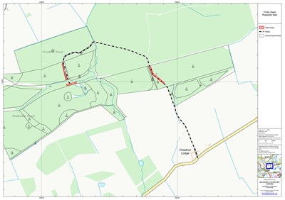 Lot 6 - Parcel 3, 584m3 "gross" stack measure of roadside 3m  biofuel at Trinity Gask Estate.